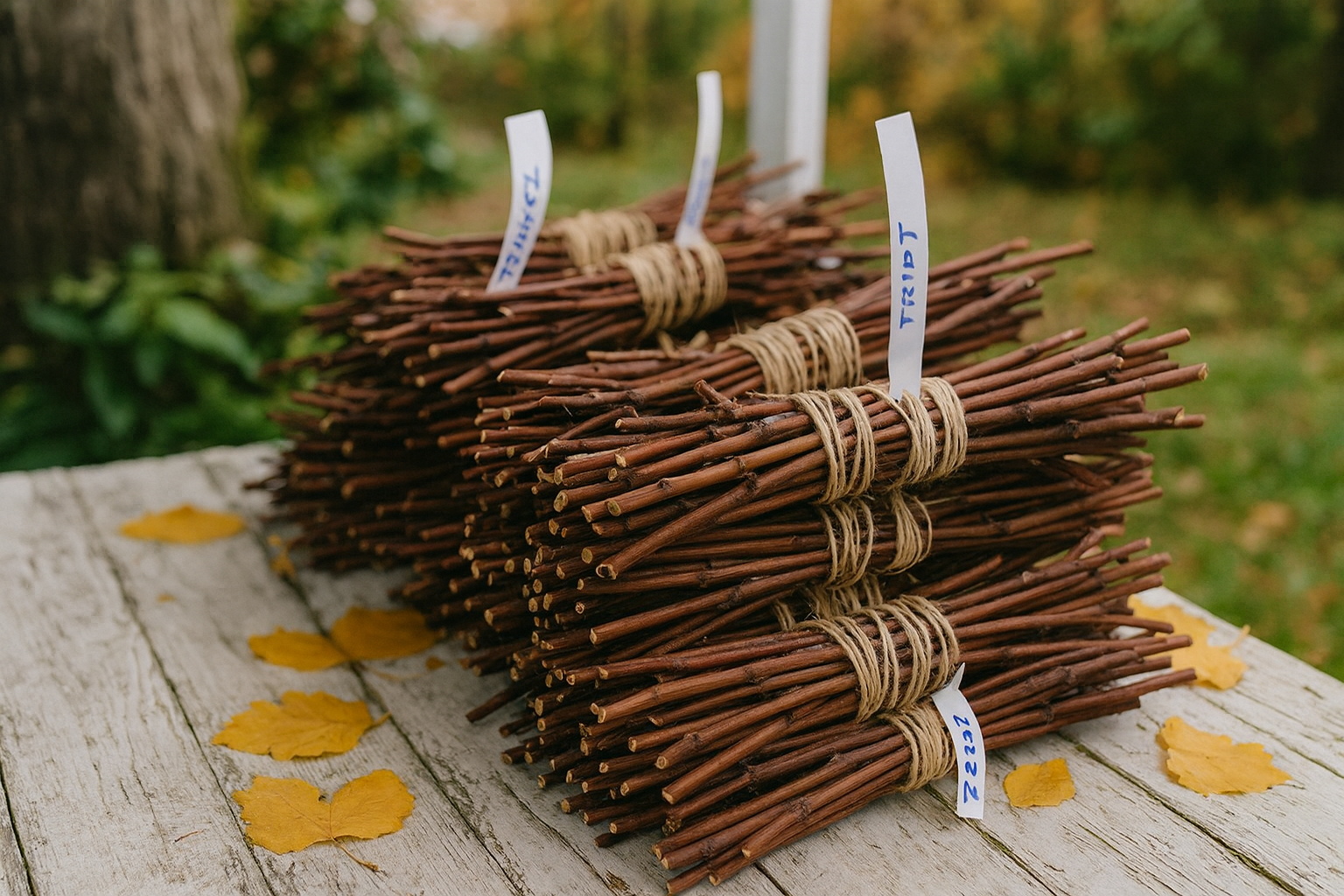 Harvesting and Storing Grape Cuttings